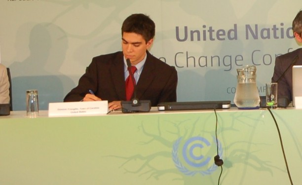Dominic takes questions at U.N. Press Conference