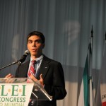 Deputy Supervisor Frongillo addressing ICLEI World Congress, Belo Horizonte, Brazil